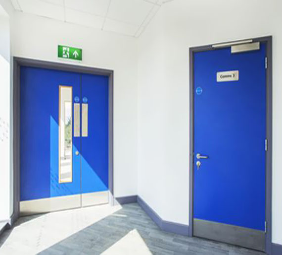 Scientific metal doors
